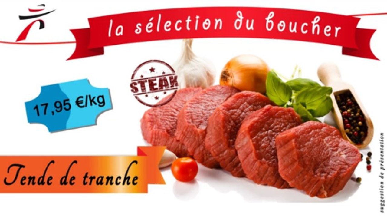 Intermarché Metz Vallières Boucherie Tende de tranche Steack