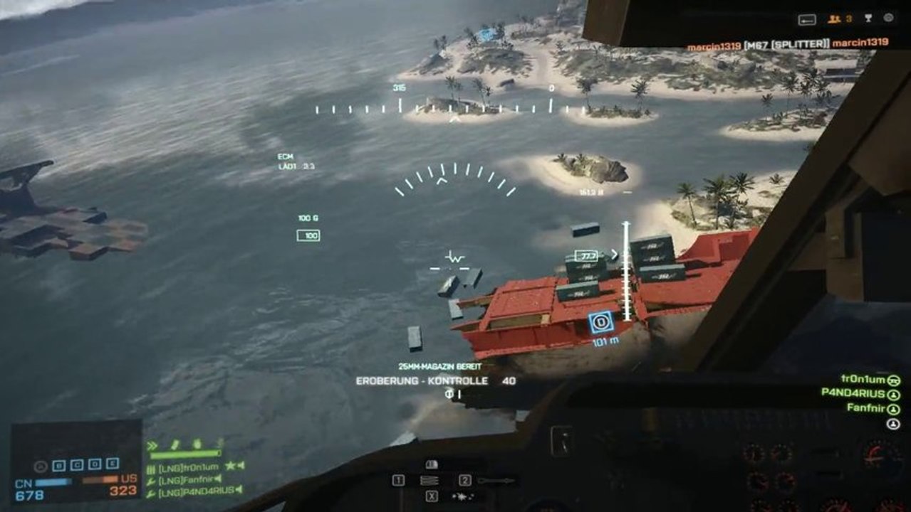Battlefield 4 - Really bugging chopper lags