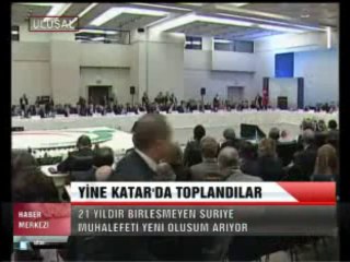 MUHALİFLER, KATAR' DA TOPLANDI