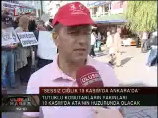 SESSİZ ÇIĞLIK, 10 KASIM' DA ANKARA' DA