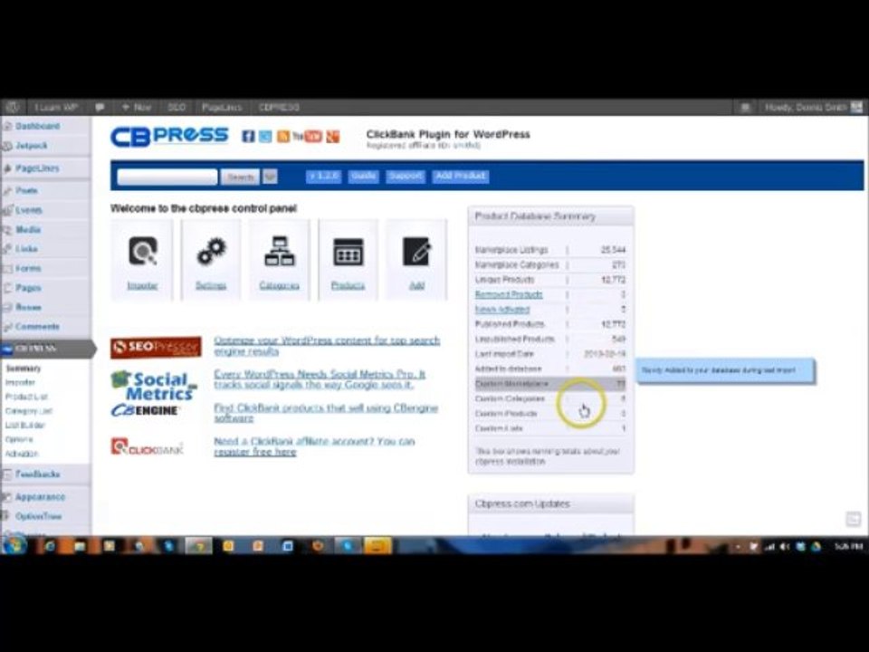 ClickBank Marketplace Plugin for Wordpress
