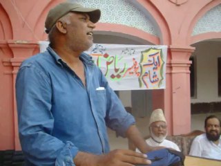 Tariq Mahmood Tariq about Prof.Riaz Qadri