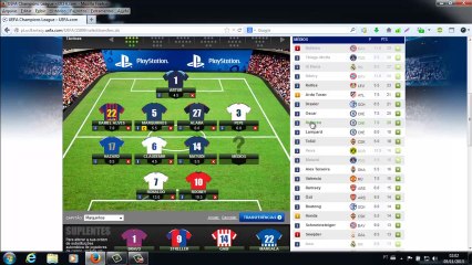 VideoCast UEFA Champions League Fantasy 2013/2014 Matchday 4