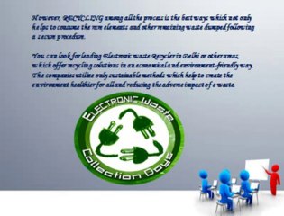 Hazards of Electronic Wastes