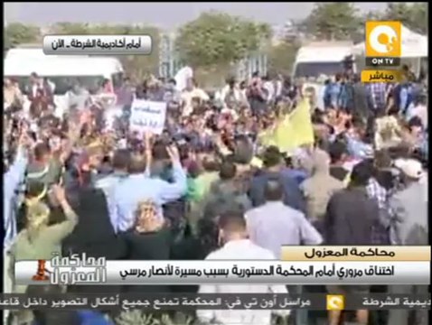 قراءة في مشهد أولى جلسات محاكمة مرسي .. المستشارة تهاني الجبالي