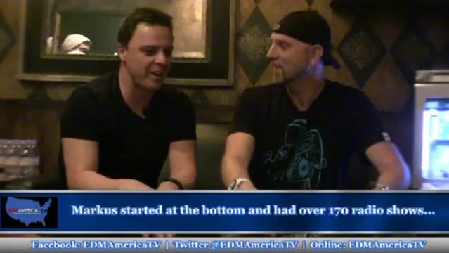 Interview with Markus Schulz at Castle Chicago with EDM America TV's RENCARN8