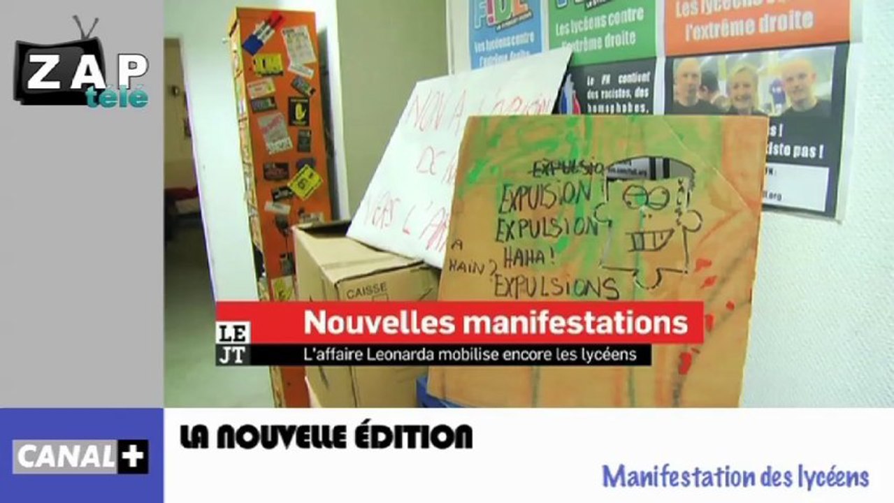 Zap télé: Les bonnets rouges passent à l'acte en Bretagne, les lycéens redescendent dans la rue