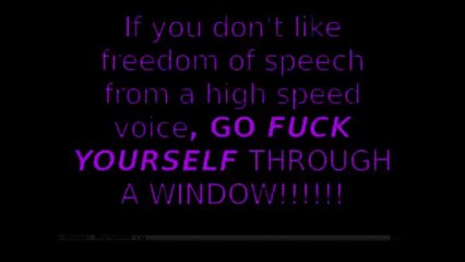 if you don't like free speech, then go kcuff yourself through a window