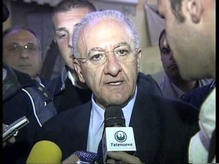 Salerno - Sgarbi inaugura "Luci d'Artista" -live 2- (03.11.13)