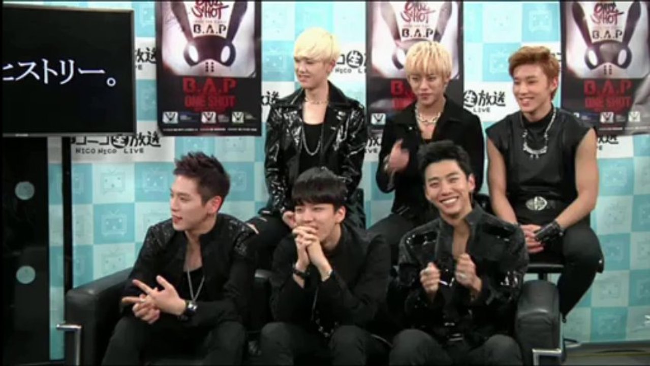 Part 2 - B.A.P "One Shot" Release Event on Niconico channel (131104)