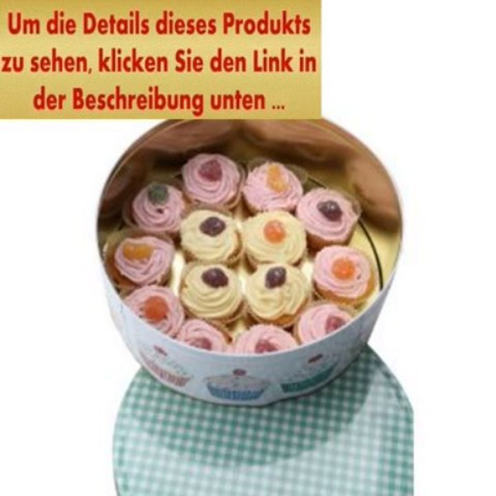 Angebote Premier Housewares Runde Aufbewahrungsdosen, 3 Stück, mit Cupcake-Motiven