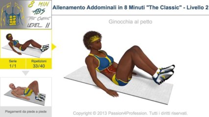 Addominali in 8 minuti - Livello 2
