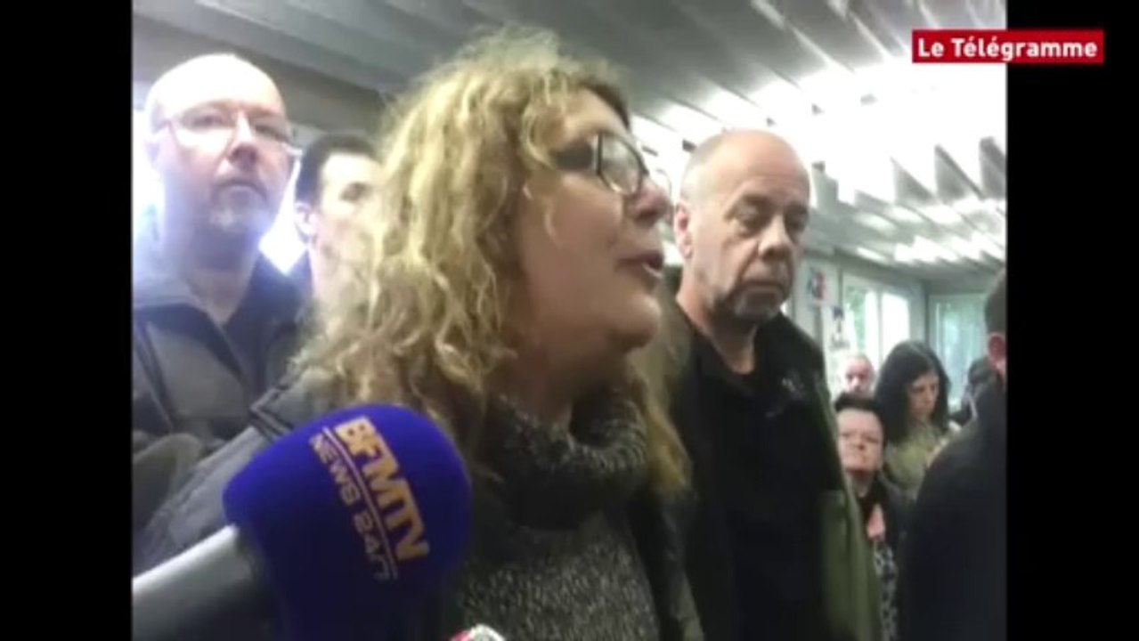 Tilly-Sabco.  Corinne Nicole explique la situation au salariés