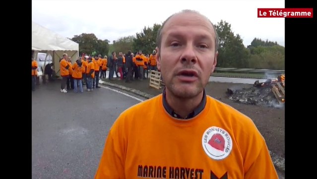 Marine Harvest. Stéphane Renoux : Le site de Landivisiau sera bloqué