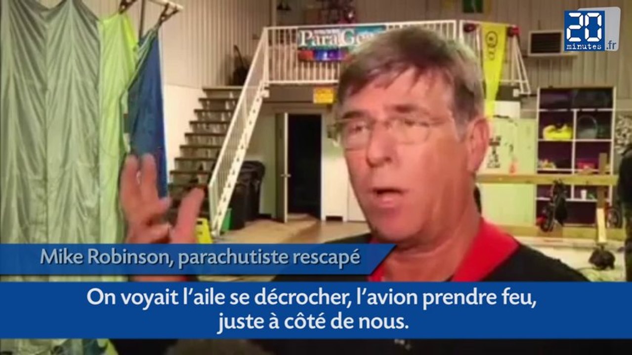 Collision entre deux avions, les parachutistes s'en sortent indemnes