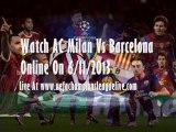 AC Milan v FC Barcelona Champions League matches 6 Nov