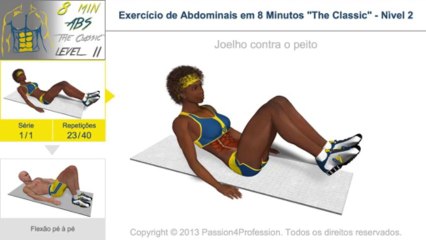 Abdominais em 8 Minutos - Nivel 2