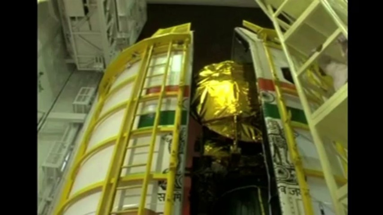 Inde: décollage de la fusée emportant une sonde vers Mars