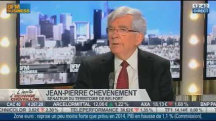 Jean-Pierre Chevènement, sénateur du Territoire de Belfort, dans l'invité de BFM Business - 05/11