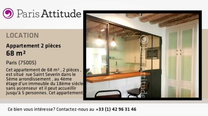 Appartement 1 Chambre à louer - Quartier Latin/St Michel, Paris - Ref. 8619