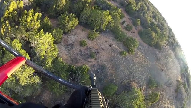 Chasse au sanglier en hélicoptère