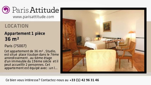 Appartement Studio à louer - Invalides, Paris - Ref. 7844