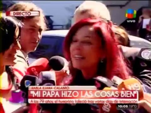 Iliana Calabró habló sobre la muerte de su padre