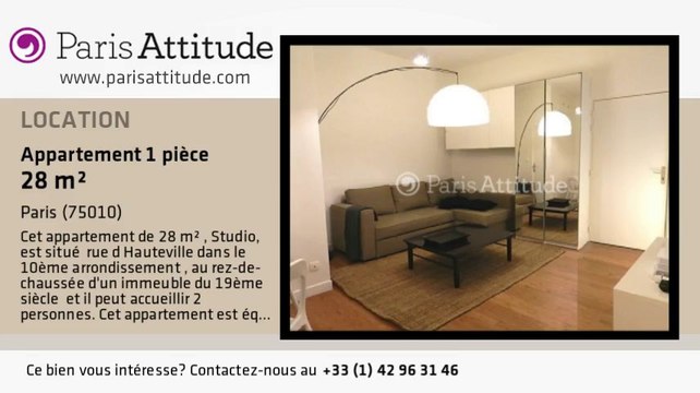 Appartement Studio à louer - Grands Boulevards/Bonne Nouvelle, Paris - Ref. 8033
