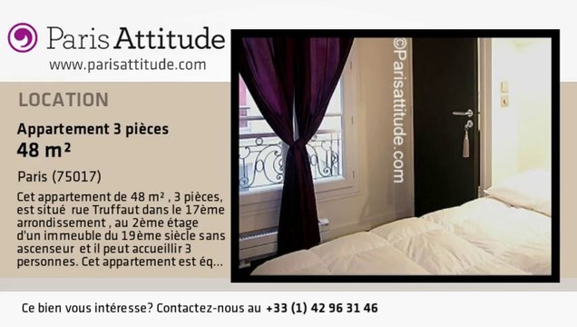 Appartement 2 Chambres à louer - Batignolles, Paris - Ref. 7043