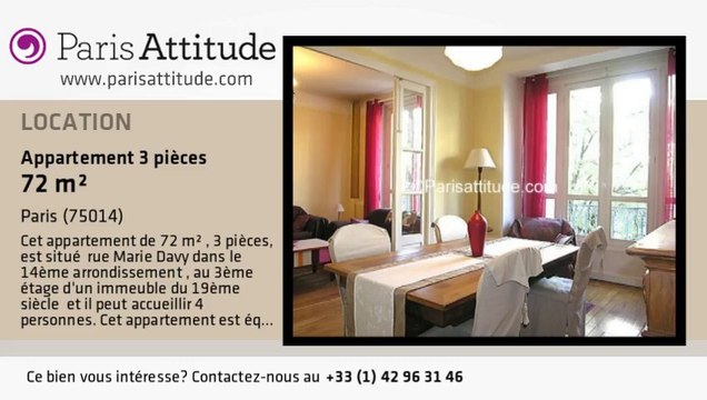 Appartement 2 Chambres à louer - Alésia, Paris - Ref. 7773