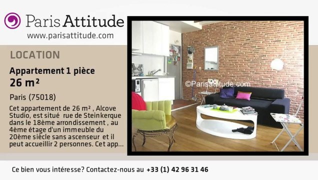 Appartement Alcove Studio à louer - Sacré Cœur, Paris - Ref. 6195