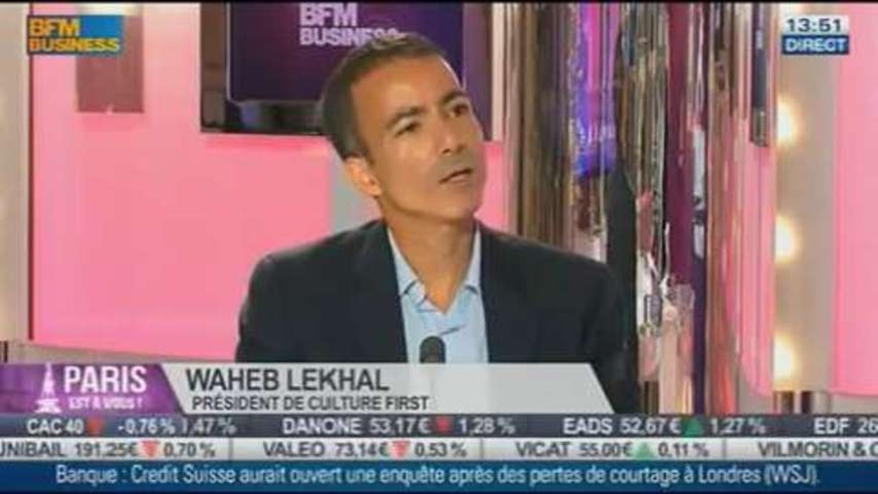 Le Rendez-vous du jour: Waheb Lekhal, Culture First, dans Paris est à vous – 05/11