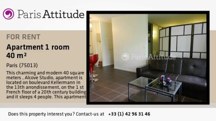 Alcove Studio Apartment for rent - Montsouris, Paris - Ref. 8714