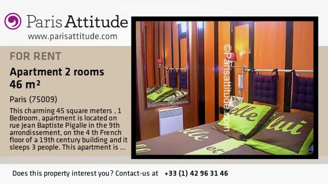 1 Bedroom Apartment for rent - Notre Dame de Lorette, Paris - Ref. 6905