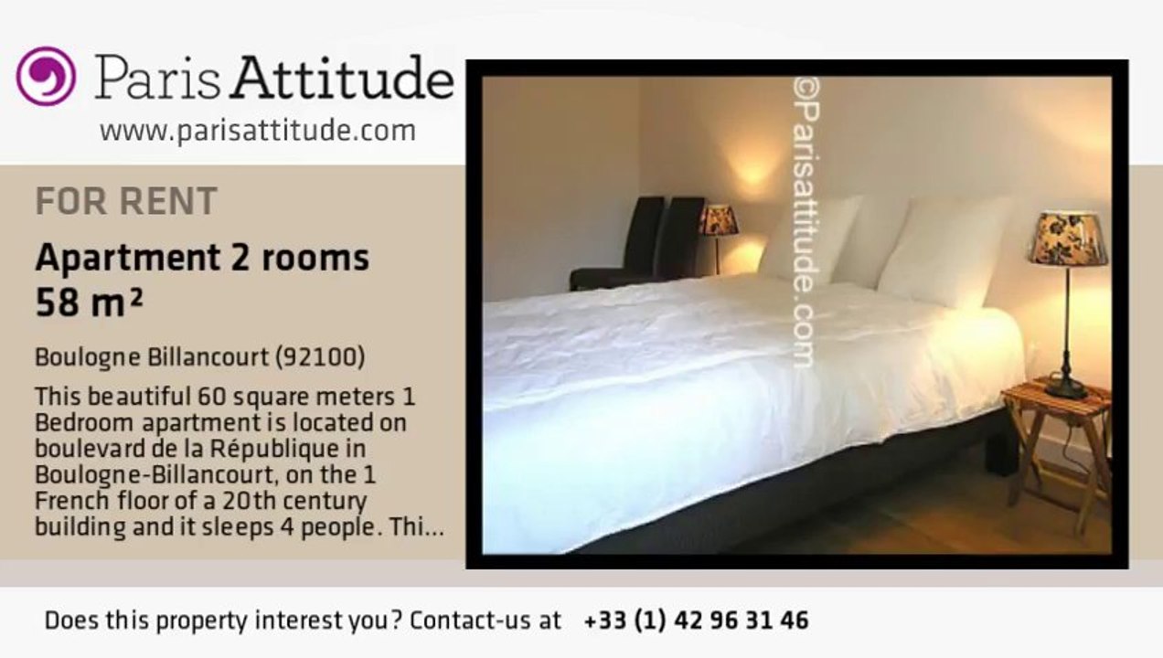 1 Bedroom Apartment for rent - Boulogne Billancourt, Boulogne Billancourt - Ref. 5194