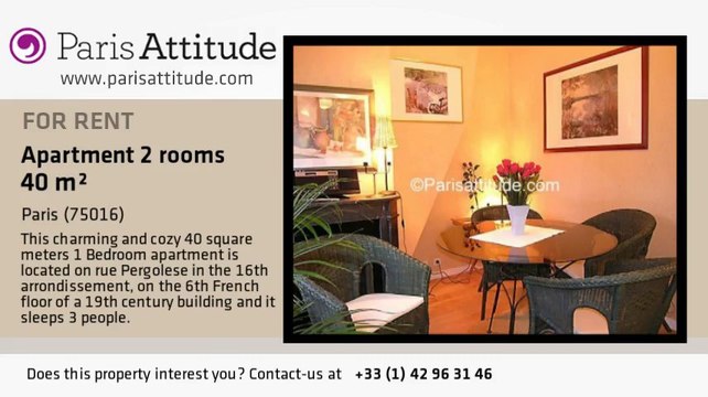 1 Bedroom Apartment for rent - Porte Maillot/Palais des Congrès, Paris - Ref. 2994