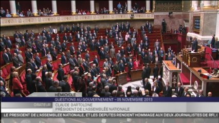 QAG : Hommage des députés aux journalistes assassinés
