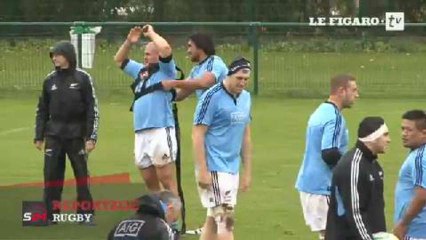 A l'entrainement avec les Blacks