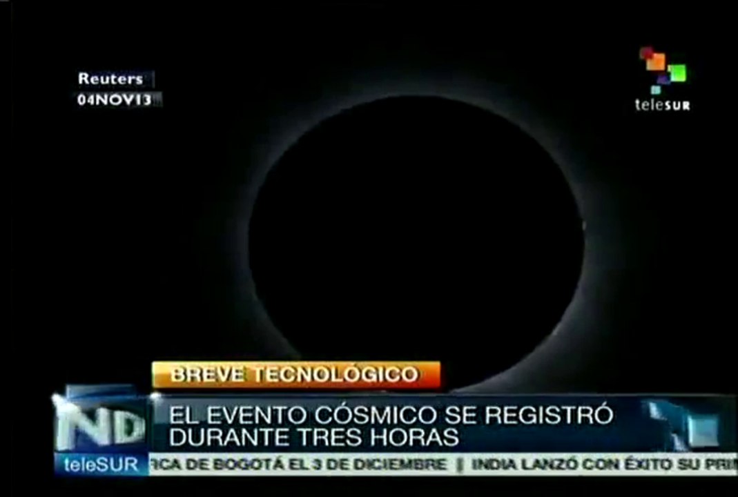 Eclipse solar circundó por la Tierra el pasado fin de semana