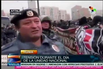 Tensión en Rusia durante el Día de la Unidad Nacional
