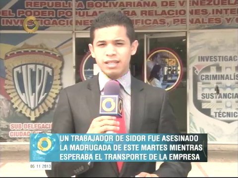 Asesinado trabajador minusválido de Sidor cuando esperaba el transporte