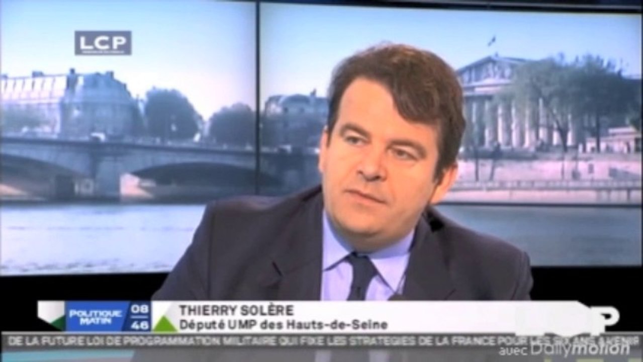 Politique Matin sur LCP : Thierry Solère débat avec Yann Galut