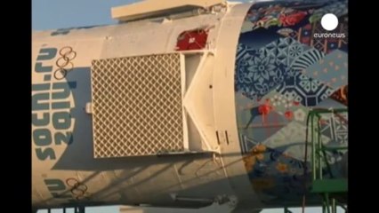 Olimpiyat meşalesi uzay yolunda