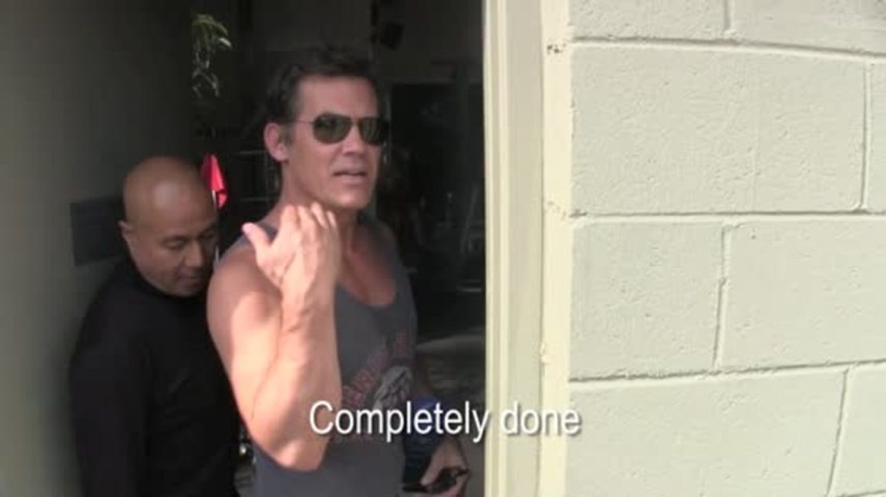 Josh Brolin Says He's 'Completely Done' with Booze
