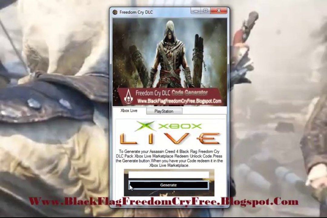 How to Unlock Assassins Creed 4 Black Flag Freedom Cry DLC Pack on Xbox 360 And PS3