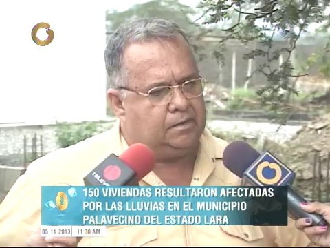 Lluvias de las últimas horas dejan 150 viviendas afectadas en Lara