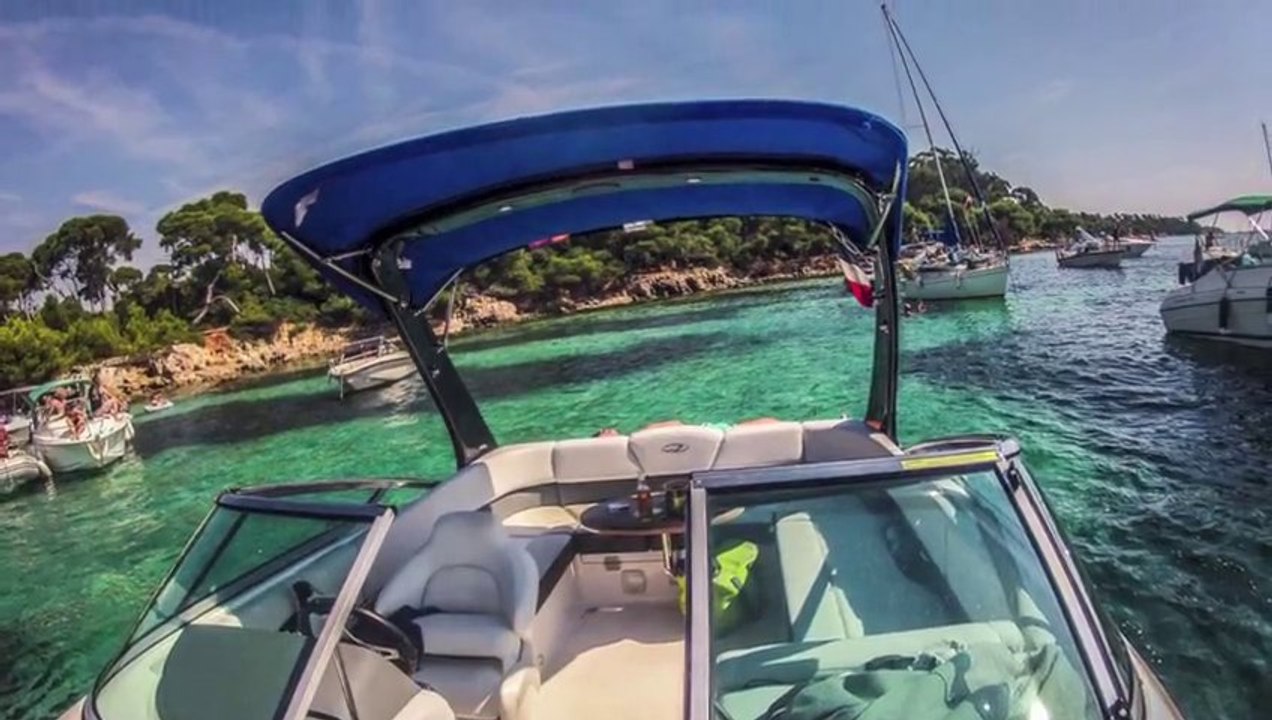 Eté 2013 à Cannes, journées bateau, bouées surf...