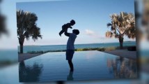 Beyonce partage une photo de Jay-Z qui lance Blue Ivy dans les airs