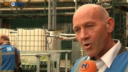 Algenreactor Hoogkerk maakt dakleer duurzaam - RTV Noord