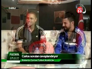 Carlos'a canlı yayında kuş sürprizi